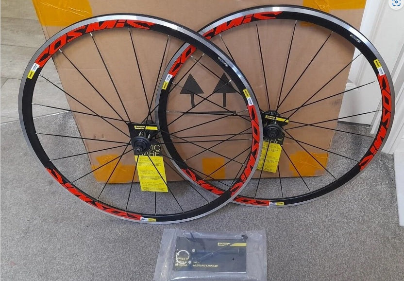 Mavic Cosmic ELITE UST Alloy Wheelset 700c 28" V Brakes 1.7kg Sram/Shimano 11 speed
