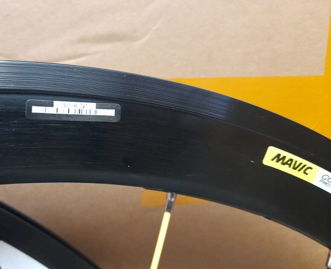 Mavic Cosmic Pro UST 40mm Carbon/Maxtal Clincher WHEELSET SRAM/Shimo. Rim BRAKE