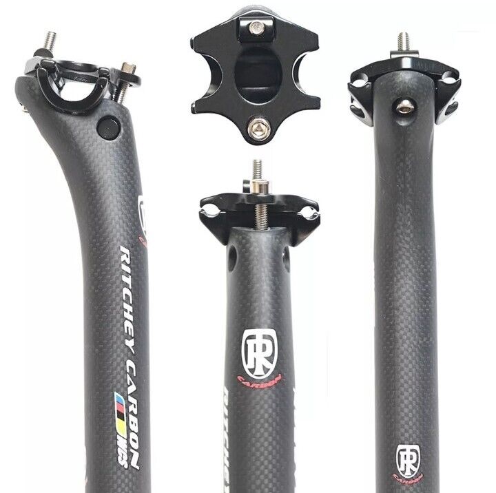 Ritchey WCS 0"Offset 3K Carbon MTB Seat Post 175gms 30.8 X 400mm Matt Finish